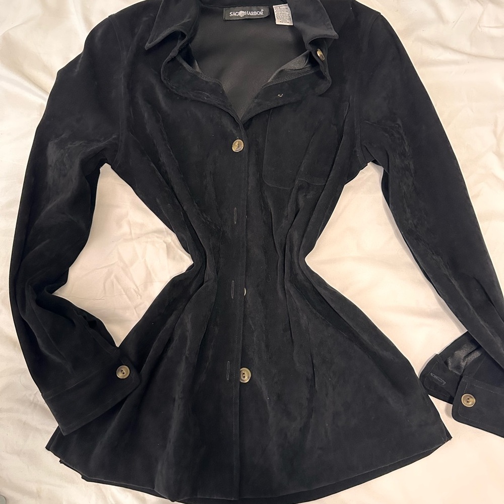 Vintage Sag Harbor Black Women's Blazer
